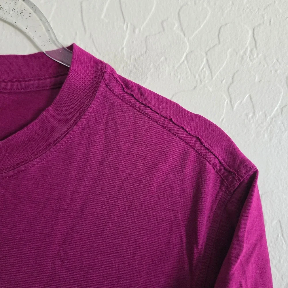 Lululemon All Yours Cotton T-shirt‎ Magenta Purple Activewear Casual Athleisure